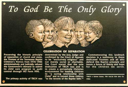 bronze bas relief church plaque