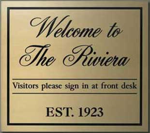 3d etched bronze sign, 3d metal signs